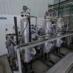 Closeup of industrial