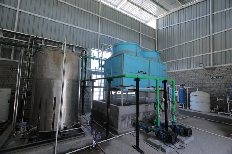 Closeup of industrial