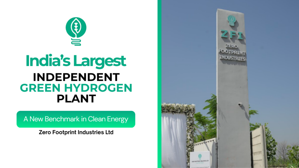 India’s Largest Independent Green Hydrogen Plant
